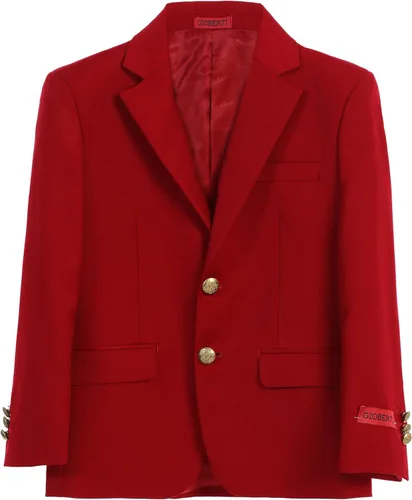 Vista 10 de Gioberti Boys Formal Blazer Jacket, Fully Lined Single Breasted Suit Coat Negro