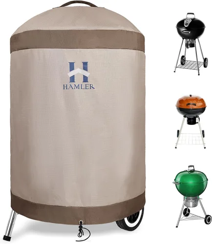Vista 10 de HAMLER Funda para Parrilla de 30 Pulgadas, Cubiertas para Barbacoa Resistentes e Impermeables de Servicio Pesado, Fundas para Parrilla de Gas