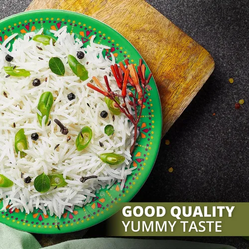 Vista 6 de Himalayan Chef Arroz Basmati, arroz de grano extra largo, esponjoso, de cocción rápida, aromático, 10 libras (el embalaje puede variar)