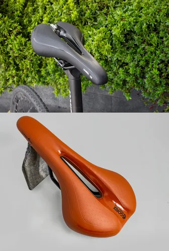 Vista 8 de Sillín GORIX para Bicicleta Cómodo con Cojín y Riel para Bicicleta de Montaña y Carretera para Hombres y Mujeres (GX-C19)