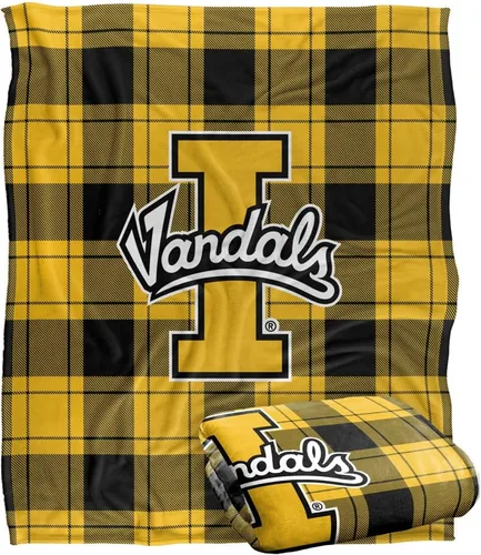 Vista 21 de LOGOVISION St John's University Campus Plaid Spirit Silky Touch Manta súper suave 36 x 58 pulgadas