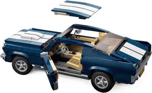 Vista 8 de LEGO Creator Expert Ford Mustang 10265 - Set de construcción - Exclusivo modelo de auto de colección avanzado, con interior detallado, motor V8