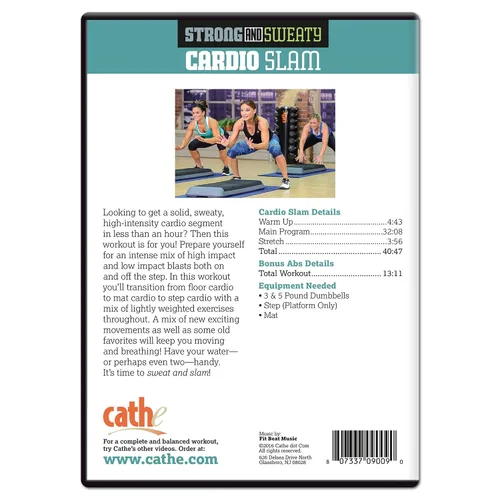Vista 2 de Serie fuerte y sudorosa - Cardio Slam Cathe Friedrich
