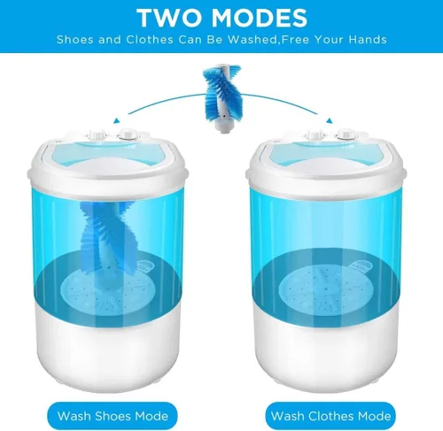Vista 4 de Lavadora portátil de zapatos, lavadora portátil de zapatos, mini lavadora portátil, lavadora automática inteligente para zapatos, para apartamentos