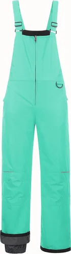 Vista 7 de CREATMO US Baberos de Nieve para Niñas Pantalones de Esquí para Niños Impermeables con Aislamiento Petos de Invierno Negro