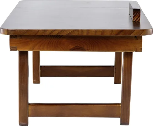 Vista 8 de Bandeja de escritorio de madera natural para cama y sofá, tamaño mediano