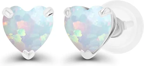 Vista 35 de Aretes de plata de ley 925 maciza chapados en oro de 0.197 in con piedra natal genuina para mujer, aretes de tuerca con piedras preciosas Amatista
