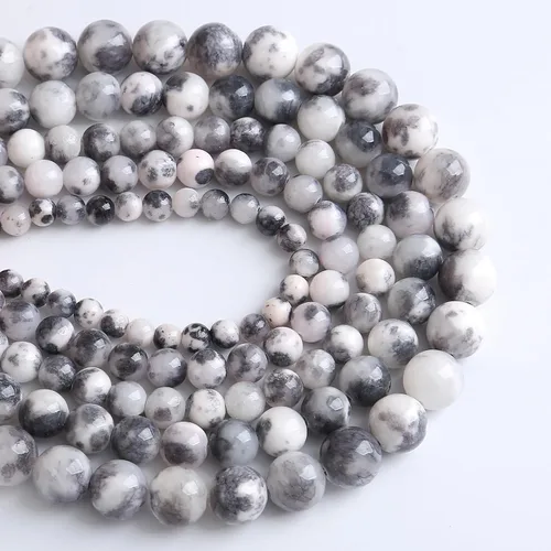 Vista 72 de 88 cuentas de piedra natural africana de piedra de sangre para hacer joyas y pulseras