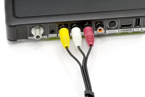 Vista 5 de THE CIMPLE CO Cable RCA de 6 pies para reproductor de DVD, VCR, VHS, cable triple compuesto de audio/video macho, cable rojo, amarillo y blanco, 6
