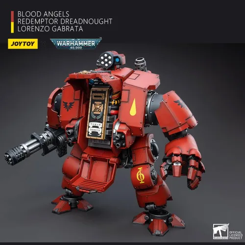 Vista 7 de JOYTOY Warhammer 40K 1/18 Figuras de acción Joy Toy Mecha Blood Angels Redemptor Dreadnought Lorenzo Gabrata