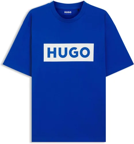 Vista 46 de Hugo Men's Print Logo Short Sleeve T-Shirt Blanco