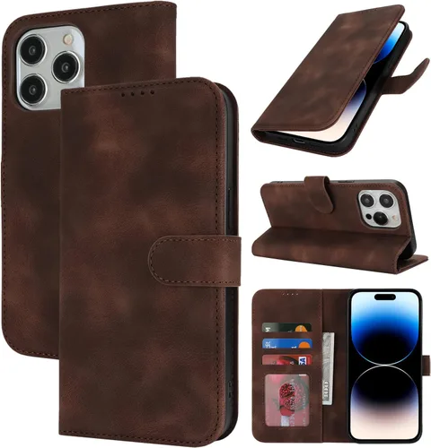 Vista 138 de Funda tipo cartera para iPhone 8 Plus iPhone 7 Plus con tarjetero para iPhone 8 Plus, funda tipo cartera para mujeres y hombres, de piel sintética