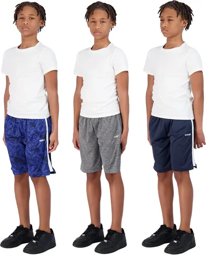 Vista 5 de Hind - Pantalones cortos de baloncesto para niños (3 unidades)