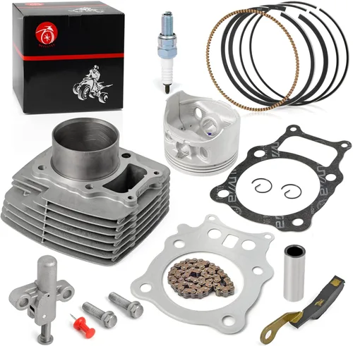 Vista 2 de Kit de pistón de cilindro + anillos + cadena de distribución + tensor + brazo tensor para Honda 350ES 350S Rancher 350 TRX350 TE/TM/FE/FM 2000-2006
