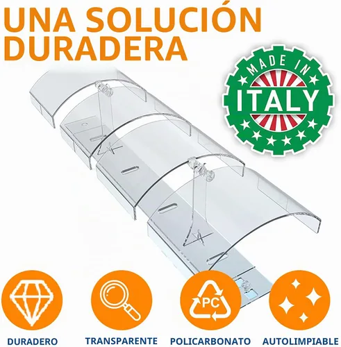 Vista 7 de Sistema disuasorio de pájaros, policarbonato resistente a los rayos UV, a prueba de palomas sin crueldad, de larga duración, adecuado para balcones