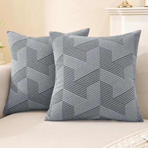 Vista 30 de JIVINER - Juego de 2 fundas elásticas para sillas de comedor, fundas geométricas de jacquard para sillas de comedor, fundas lavables para sillas