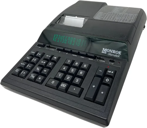 Vista 2 de Monroe UltimateX Calculadora ejecutiva de impresión con capacidades de edición y reimpresión
