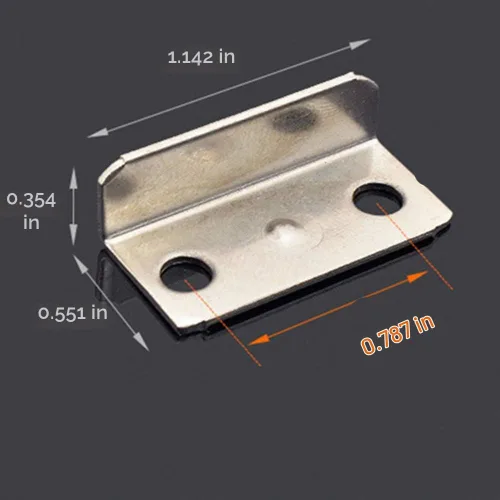 Vista 5 de Cerradura de cajón, cerradura de buzón, cerradura de escritorio. Adecuada para gabinetes de madera. Modelo CT-138-22