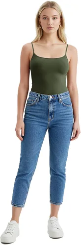 Vista 152 de Emmalise Camisola larga casual básica para mujer, con tirantes ajustables, top en capas