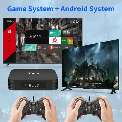Vista 2 de Retro Game Console 512G, Emulator Console Compatible with 76 Emulators, 4K Video Game Console with Dual System, Portable Game Console with 2