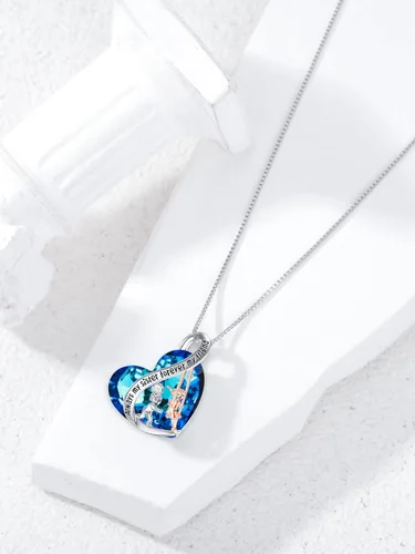 Vista 37 de Collar de plata de ley para hermanas, joyas de cumpleaños para hermanas y amigas