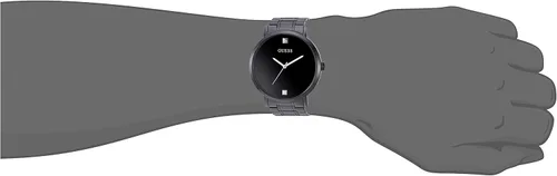 Vista 2 de GUESS - Reloj de 1.73 pulgadas (44mm) con esfera de diamante