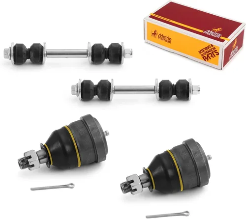 Vista 109 de Metrix Premium Chassis Parts - Juego de 4 piezas de articulación de rótula superior y barra estabilizadora delantera para Ford Ranger RWD 1998-2011