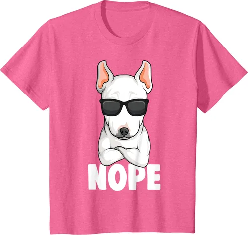 Vista 41 de Camiseta de perro Bull Terrier para niños y mujeres, Negro