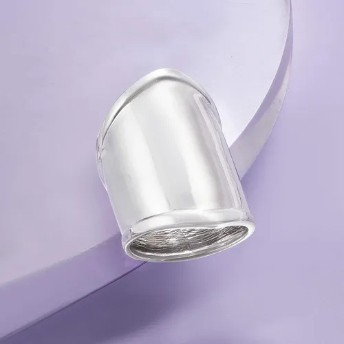 Vista 6 de Ross-Simons Sterling Silver Wide Polished Ring