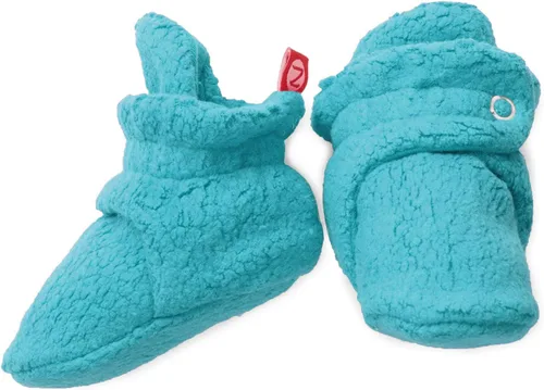 Vista 18 de Zutano Botines unisex peludos para bebé con agarraderas, forro de algodón orgánico, artículos imprescindibles para el registro de bebé 2-Peludo Rosa