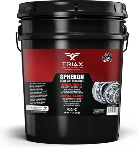 Vista 11 de TRIAX Grasa Spheron, súper resistente, roja, alta temperatura, ultra pegajosa, presión extrema, prácticamente impermeable; para quinta rueda