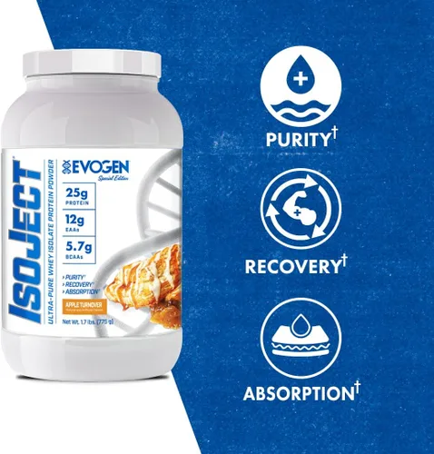 Vista 3 de Evogen Isoject - Aislado de proteína de suero Proteína de suero en polvo ultra pura con enzimas encendedoras, BCA y EAA Absorción y recuperación