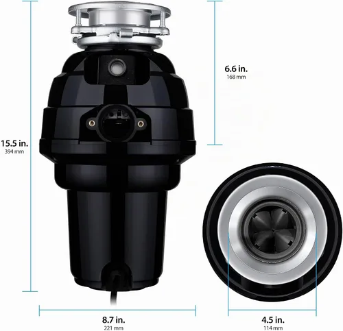 Vista 3 de Titan T-1060 Eliminador de desperdicios de alimentos de 1¼ HP de alta calidad