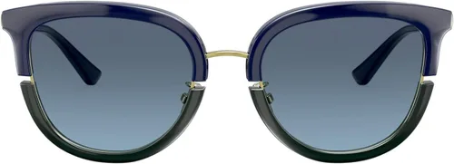 Vista 2 de Versace - Gafas de sol para mujer, marco de metal con lentes verdes, 2.087in