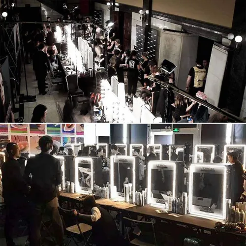 Vista 6 de Lulin 100 tiras de luces LED impermeables superbrillantes, color blanco, 53 pies CC 12 V 3 módulos LED blanco para letreros publicitarios con cinta
