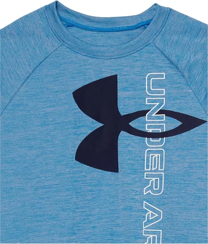 Vista 3 de Under Armour Boys' Tech Split Logo Hybrid Short-Sleeve T-Shirt