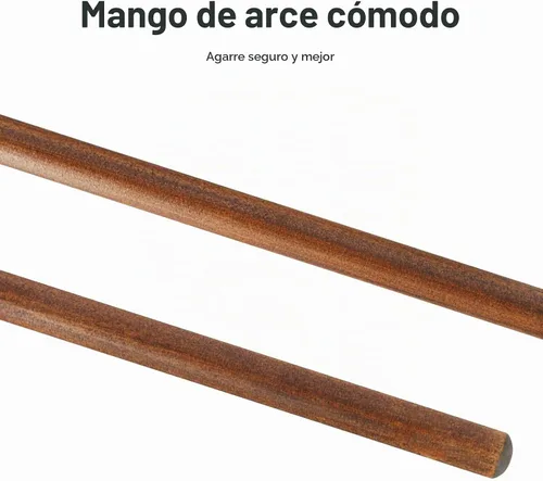 Vista 4 de Timbal, mazo de lana de fieltro de tambor, mango de arce, instrumento de percusión, accesorios para marimba, xilófono, glockenspiel, ideal