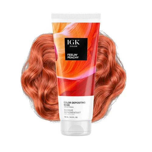Vista 12 de IGK - Máscara de depósito de color A La Plage Boosts Shine & Enhances Blonde Tones, Refreshes Color, Conditioning Treatment, Vegan + Cruelty-Free