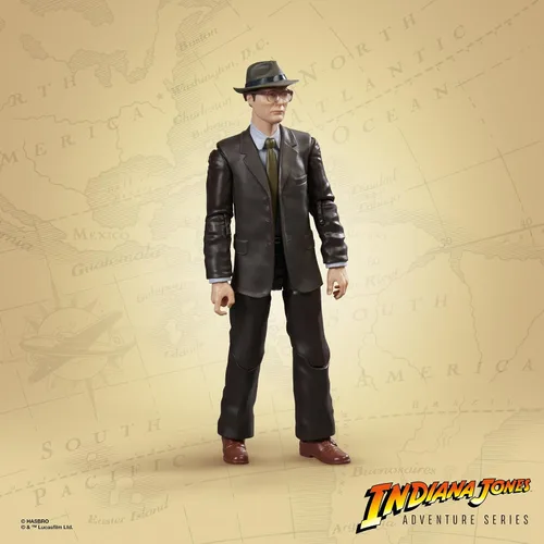 Vista 3 de Indiana Jones y La Dial del Destino Serie de Aventuras Figura de Acción Doctor Jürgen Voller, Figuras de Acción de 6 Pulgadas para Niños a Partir