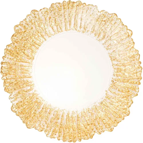 Vista 18 de Simply Elegant Placa de carga de vidrio transparente con borde de cuentas Placa de servicio para fiestas, cenas, bodas, quinceañeras y eventos