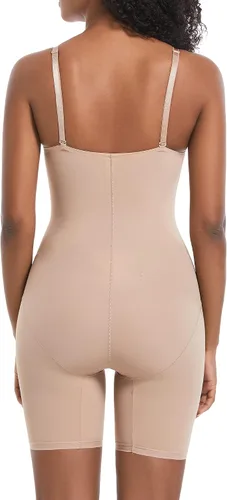 Vista 2 de KKP Shapewear for Women Tummy Control Full Bust Body Shaper Bodysuit Butt Lifter Thigh Slimmer