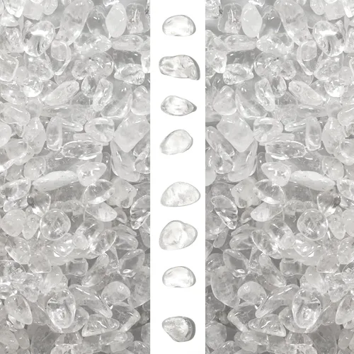 Vista 18 de gemshan Chips de amatista de 2 libras de cristal triturado natural a granel de 0.276 in a 0.354 in, piedra de cristal curativo para acuario, jarrón