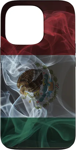 Vista 10 de Smoky Mexico Flag - Funda para iPhone 17 con diseño de orgullo mexicano ahumado