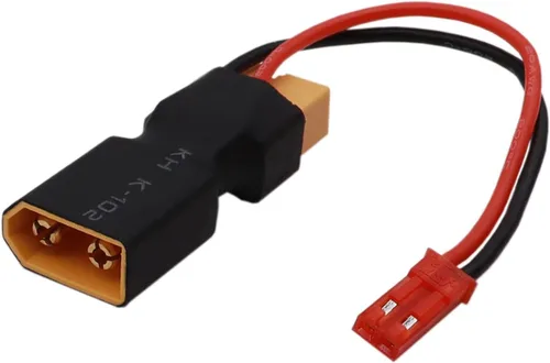 Vista 5 de 5 conectores de batería Lipo XT60 macho a hembra con enchufes JST (macho), adaptador de corriente compatible con DJI Phantom Quadcopter FPV y otros