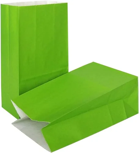 Vista 20 de Bolsas de papel negras mini KEYYOOMY, bolsas negras de fiesta para regalos, pequeña bolsa de papel para favores de fiesta, bolsa de papel
