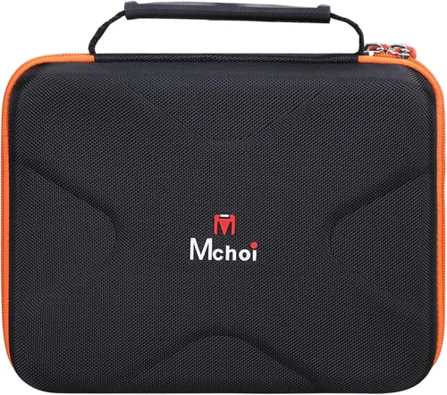 Vista 4 de Estuche rígido adecuado para compresor de aire de inflador de neumáticos TEROMAS, bomba de aire portátil de CC/CA para neumáticos de automóvil, solo