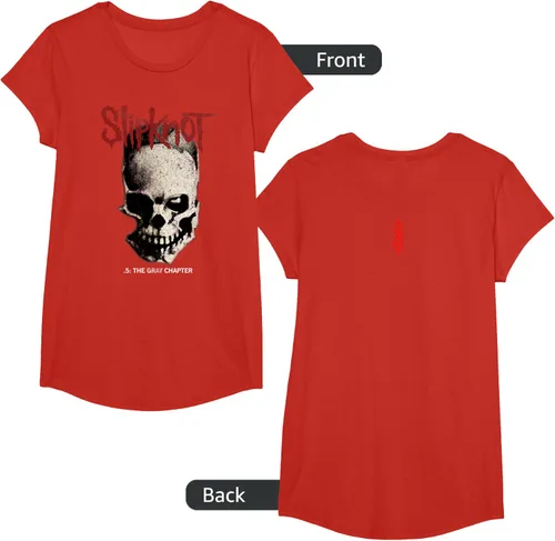 Vista 38 de Slipknot Tribal Calavera playera, niños 12, Rojo