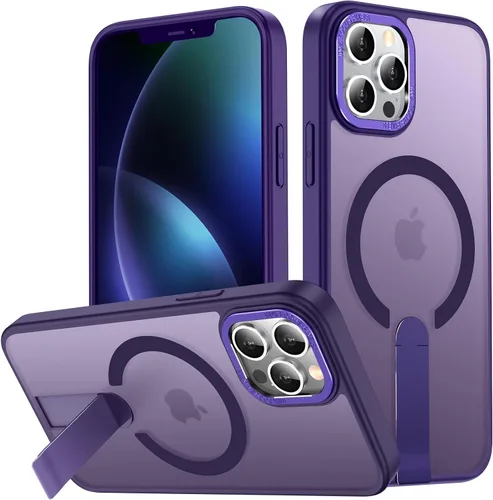 Vista 12 de Funda para iPhone 11 Compatible con Magsafe, Soporte Invisible Incorporado [Prueba de caída de grado militar] Funda protectora delgada y a prueba