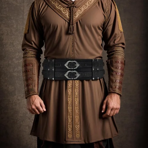 Vista 8 de Cinturón ancho vikingo medieval de piel sintética, cinturón de corsé de caballero para LARP regalos de Navidad disfraz