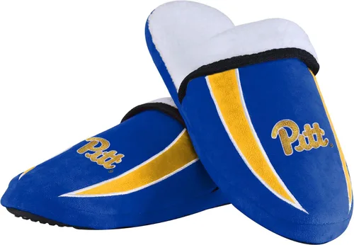 Vista 25 de FOCO mens NCAA College Team Logo Sherpa Moccasin Slippers